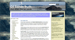 Desktop Screenshot of oilsandstruth.org