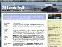 Tablet Screenshot of oilsandstruth.org
